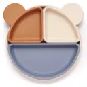 Kidnort 3-in-1 Silicone Plate with Removable Dividers Retter Mjölk
