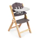 Kidnort Wooden High Chair Drömmer Unique Dusty Brown