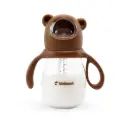 Kidnort Baby Bottle 300 ml Jordbaer Teddy Brown