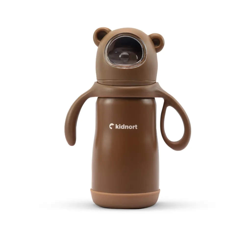 Kidnort Butelka do karmienia 270ml Paere Teddy Brown