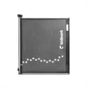 Kidnort Retractable Baby Safety Gate Säkerhet Nordic Black