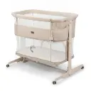Kidnort 3-in-1 Baby Crib with Bassinet Snäckskal Nordic Oat