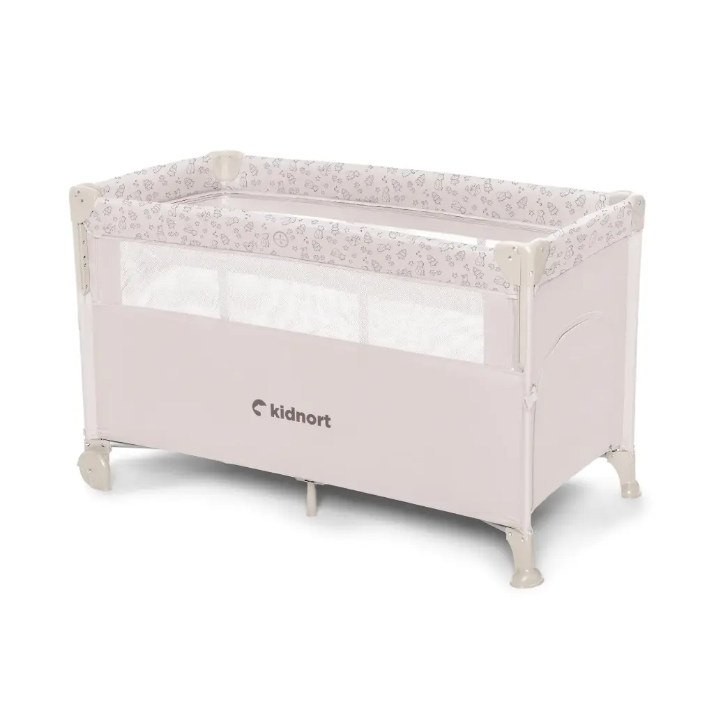 Kidnort Näste Travel Cot Warm Dune