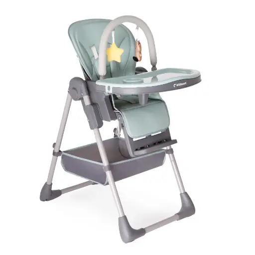 [KNKRZ000002] Kidnort High Chair Jordgubbe Foggy Green