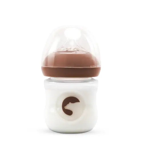 [KID000035] Kidnort Butelka do karmienia 125 ml Blabaer Teddy Brown