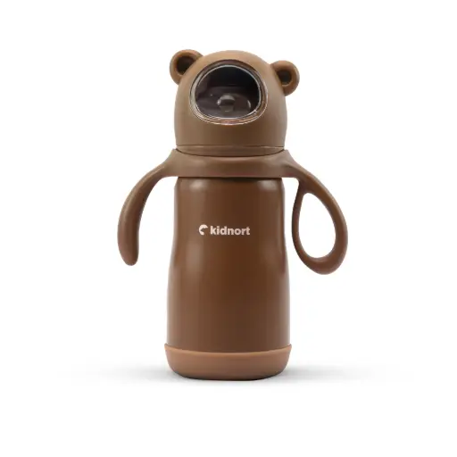 [KID000055] Kidnort Butelka do karmienia 270ml Paere Teddy Brown