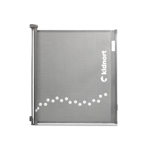 [KID000090] Kidnort Retractable Baby Safety Gate Säkerhet Foggy Grey