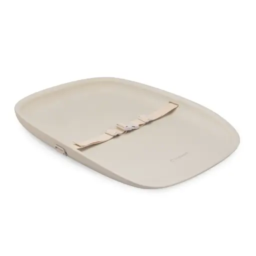 [KID000153] Kidnort Piankowy przewijak dla niemowlaka z pasem bezpieczeństwa Rengjore Soft Linen
