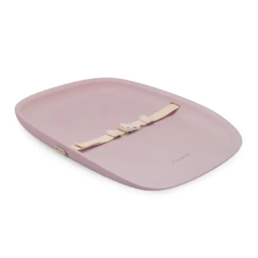 [KID000155] Kidnort Rengjore piankowy przewijak dla niemowlaka z pasem bezpieczeństwa, Nordic Blush