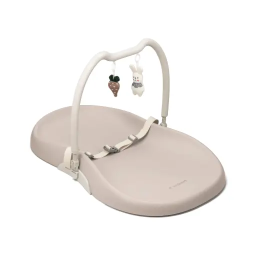 [KID000163] Kidnort Foam Baby Changing Mat with Toy Bar Beroring Nordic Blush